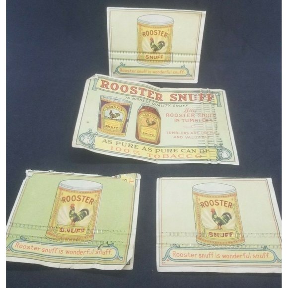 RARE Tobacciana Rooster Snuff Advertising Promo Giveaway Sewing Pins 1920s - Picture 1 of 4